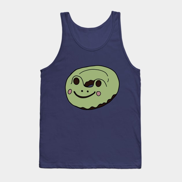 froggy Kawaii Donut Tank Top by CAFFEIN